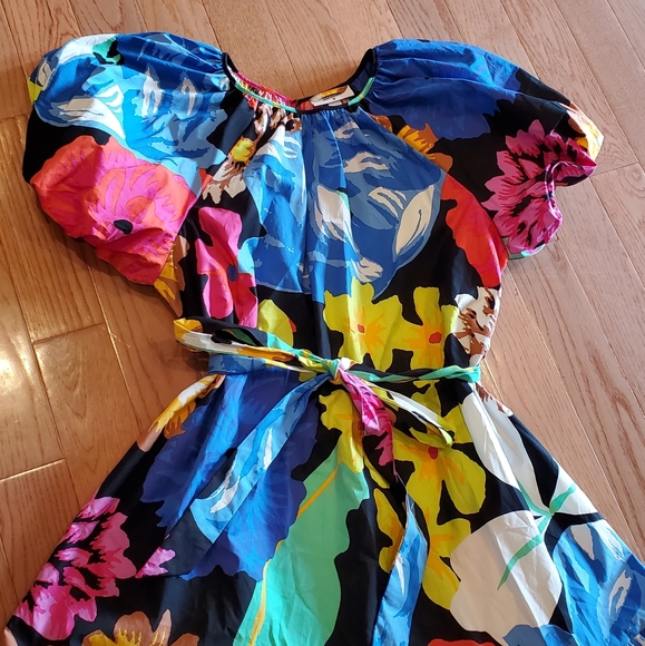 Christopher John Rogers Target Floral Puff Sleeve - Picture 7 of 11